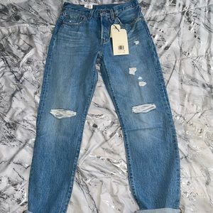 Levi’s 501 original high rise womens jeans